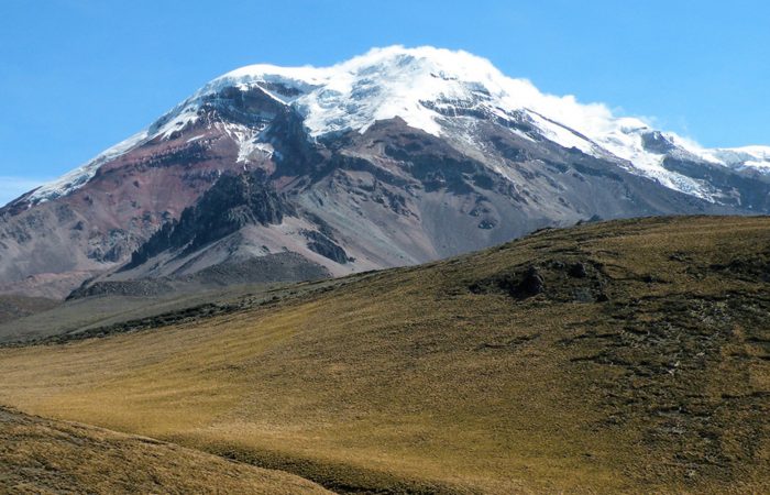 snowcapped ecuadorian Chimborazo